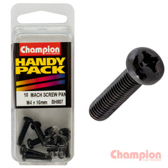 Champion - M4 X 16MM BLACK MACHINE SCREWS | BH807