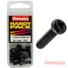 Champion - M5 X 16MM BLACK MACHINE SCREWS | BH811