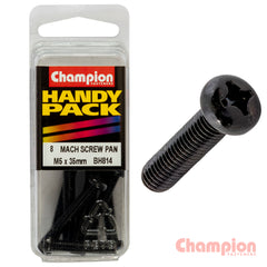 Champion - M5 X 35MM BLACK MACHINE SCREWS | BH814