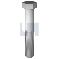 Hobsons - M12 x 65 - Flake Silver Hex Bolt - Zinc - Class 8.8 | BH88FCM120065
