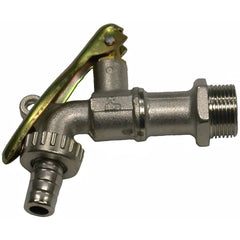 AIP - Ball Valve Brass Bibcock Lever Handle General Purpose Side Lockable BSPT - 1/2" | 25-032-008 | BIBLOCK12