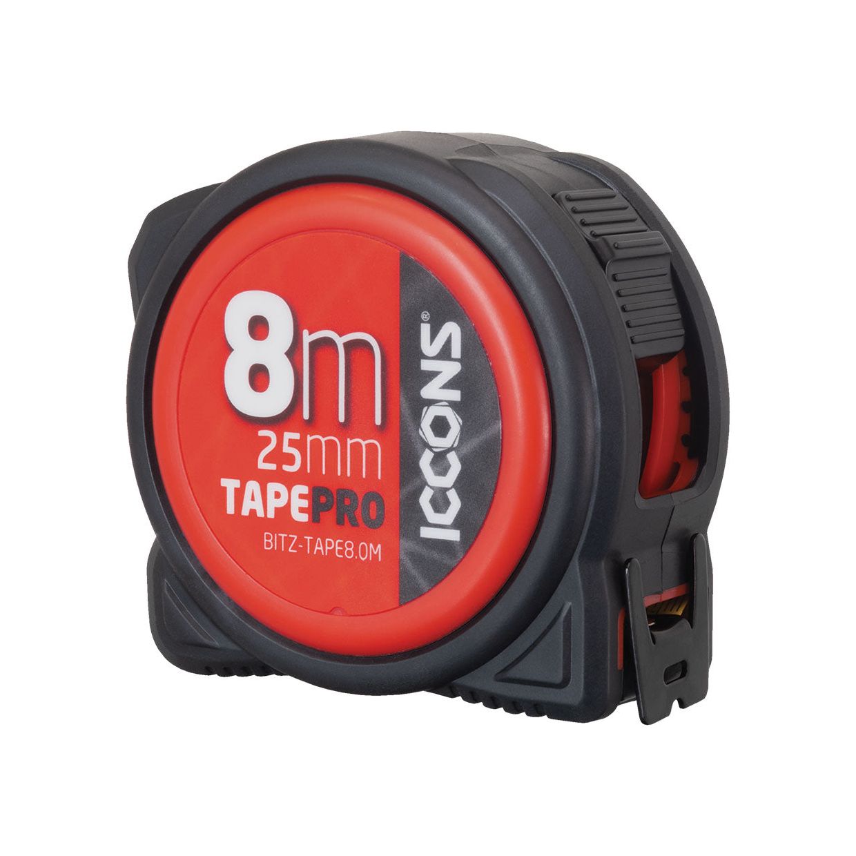 ICCONS® - Iccons 25mm X 8.0M Professional Tape Measure | BITZ-TAPE8.0M 48 pcs