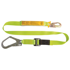 B-Safe - Shock Absorbing Lanyard B-Safe Web 2M-0.7M Adjus Stel Snp Hok Hook & Scaff Hook 50KG-140KG | BL01122HD-ADJ