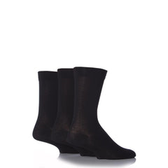 Worksense - Bamboo Socks Boomerang Black Size 11 - 14 | CWBAMSOCKBB1114