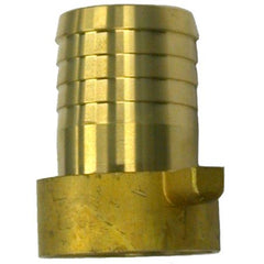 AIP - Hosetail Brass Nut (hex) & Tail Extruded Female BSP - 1/4" H/t X 1/2" | 22-410-004-008 | BFP50408