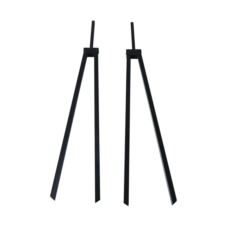 Uniform Safety Signs - Bi-Pod Folding Legs - Black (Each) [FREIGHT CHARGES APPLY] | BPF01