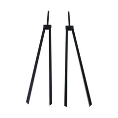 Uniform Safety Signs - Bi-Pod Folding Legs - Black (Each) [FREIGHT CHARGES APPLY] | BPF01