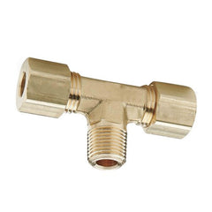 AIP - Compression Conn. Brass Run Tee Male BSPT - 6mm (t) x 1/8" | 33-113-m06-002 | BFM130602