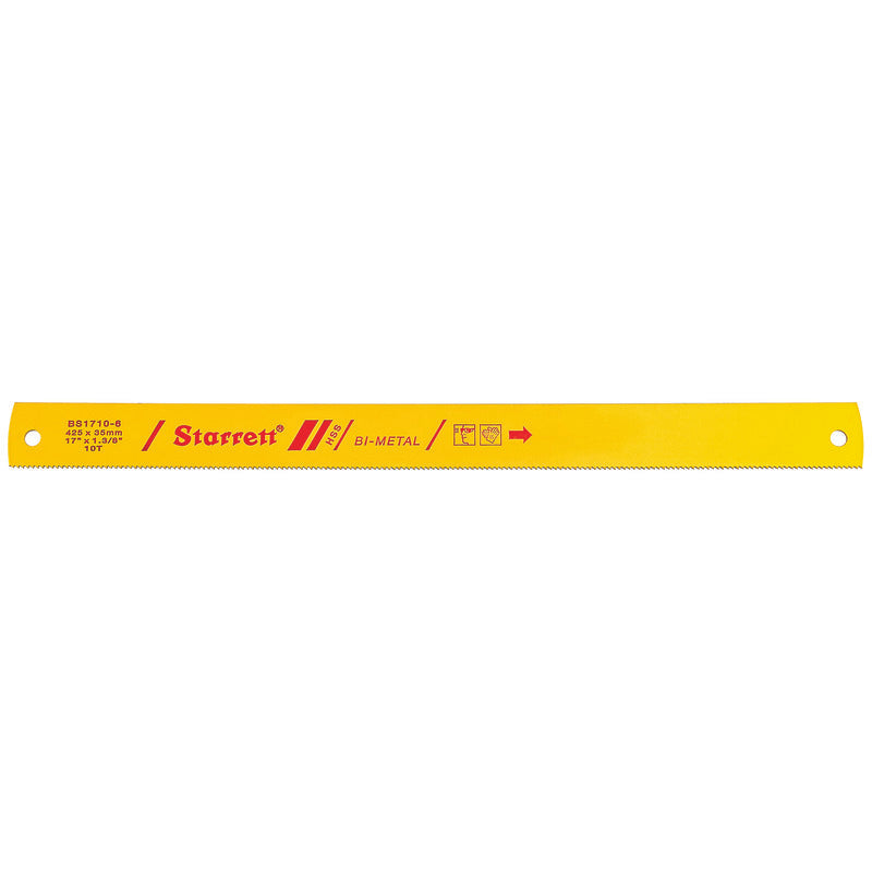 Starrett - Power Hacksaw Bi Metal 17inx1.3/8inx10tpi (SINGLES) | BS1710-6