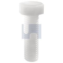 Hobsons - M20 x 50 NYLON NATURAL DIN 933 / NYLON HEX HEAD SET SCREW | B9332050A (Pack of 5)