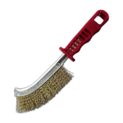 Josco - Brush Hand CR Steel Red Plastic Handle | BSBS