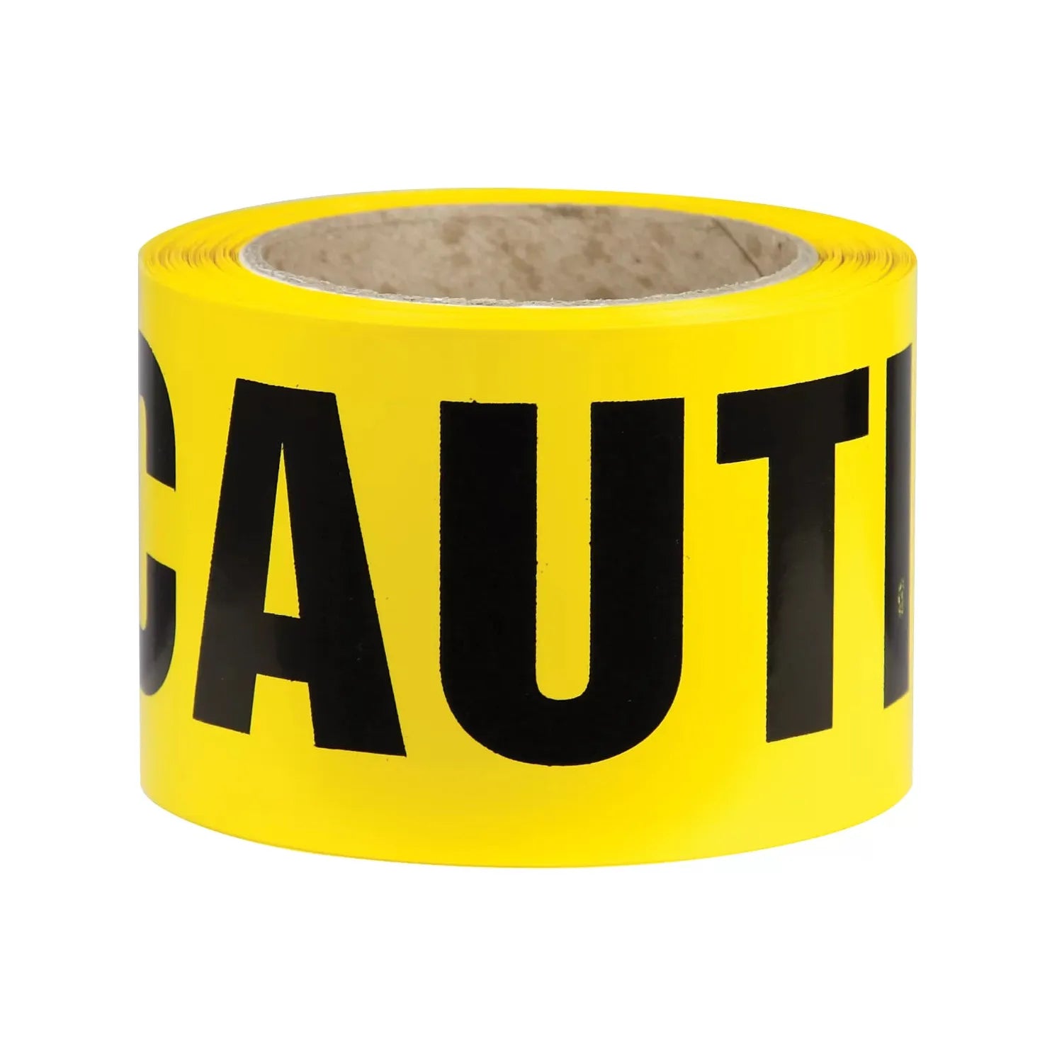 Uniform Safety Signs - 75mm x 50mtr - Barrier Tape - Black/Yellow - Caution | BT1Y2