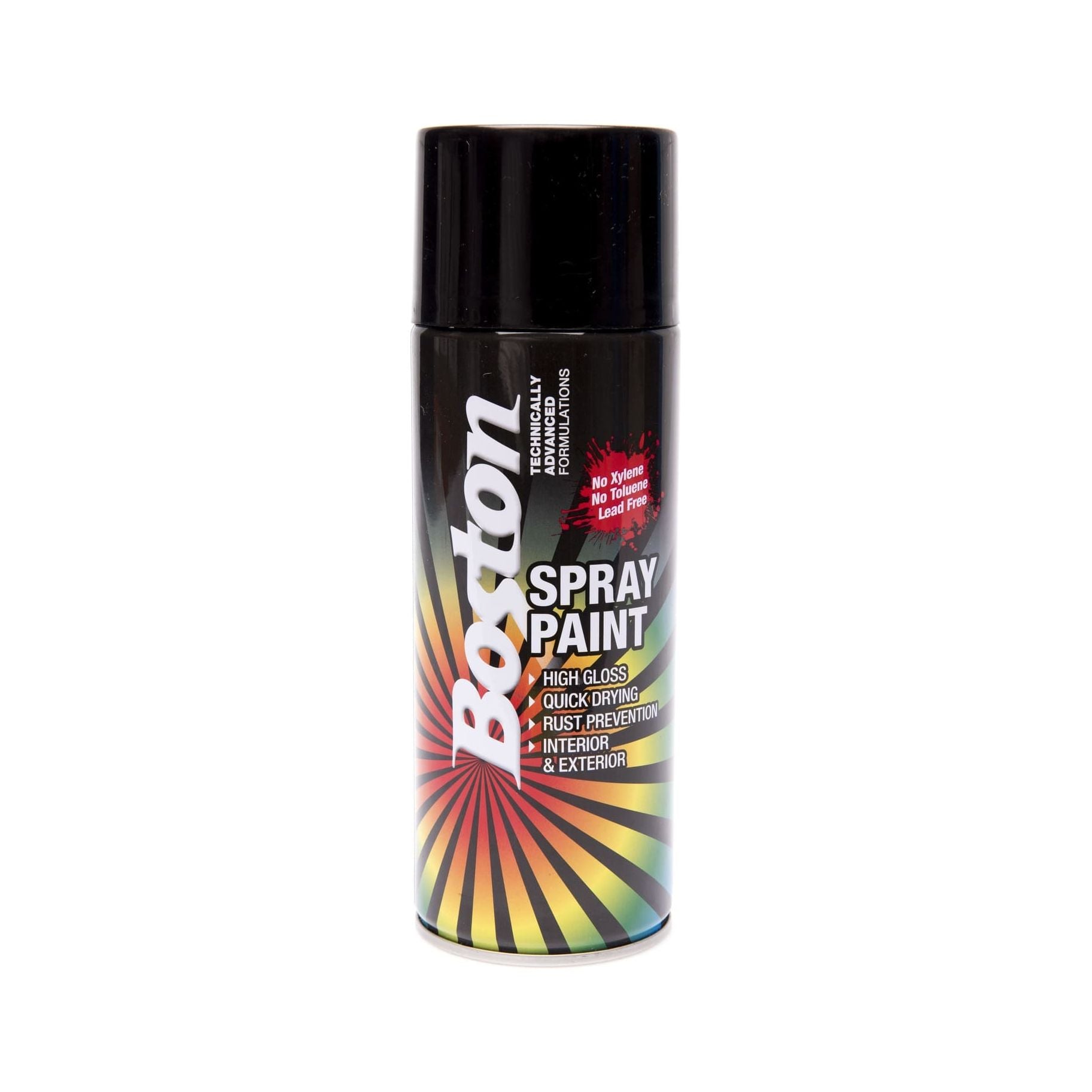 Boston - Spray Paint - Gloss Black 250g  | BT39