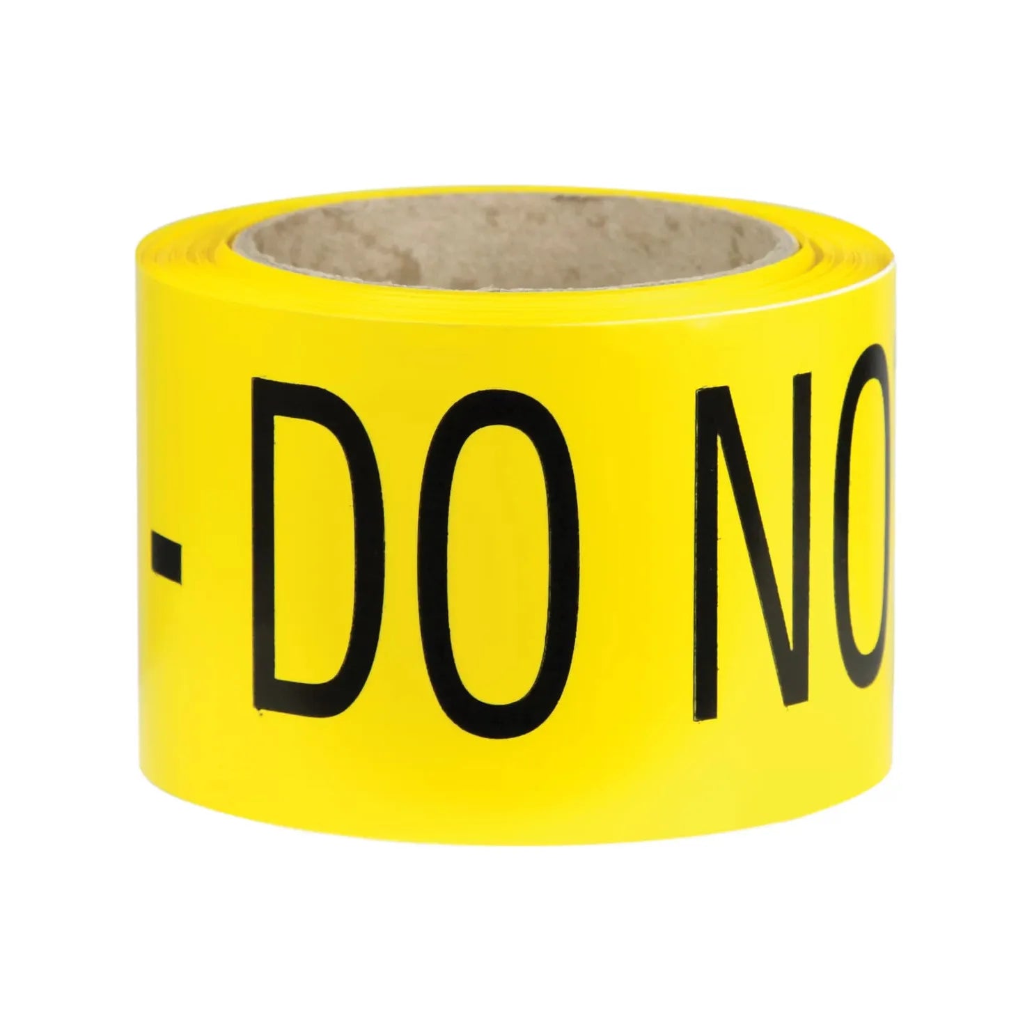 Uniform Safety Signs - 75mm x 100mtr - Barrier Tape - Black/Yellow - Caution Do Not Enter | BT3Y