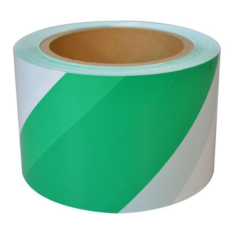 Maxisafe Green & White Barricade Tape | BTG709