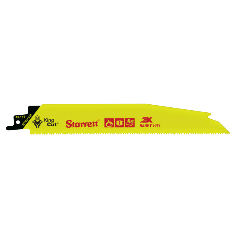 Starrett - King Cut Tapered Recip Saw Blade 203mm X 10-14tpi | BTR81014-5