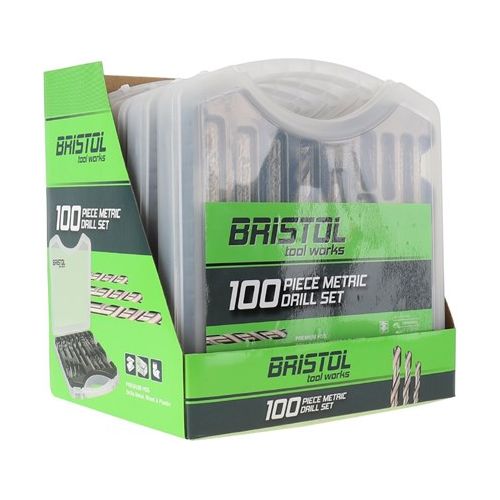 BRISTOL 100 Piece | Bristol Metric Drill Set 100