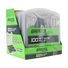 BRISTOL 100 Piece | Bristol Metric Drill Set 100