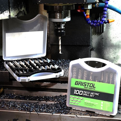 BRISTOL 100 Piece | Bristol Metric Drill Set 100