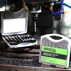 BRISTOL 100 Piece | Bristol Metric Drill Set 100
