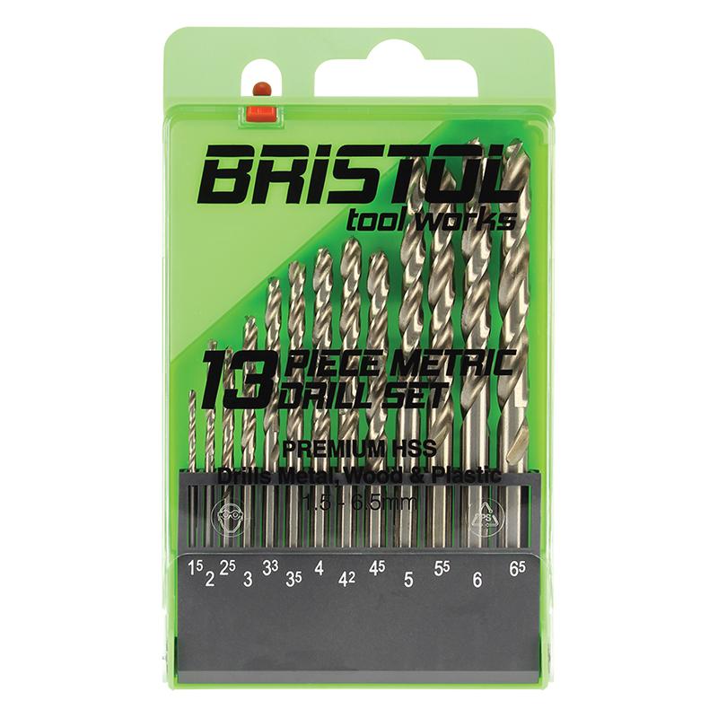 BRISTOL 13 Piece | Bristol Metric Drill Set 13