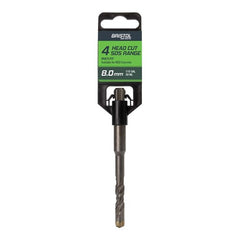 BRISTOL 8.0 x 110mm Bristol SDS Plus 4 Cutter Masonry Drill 8.0x110mm