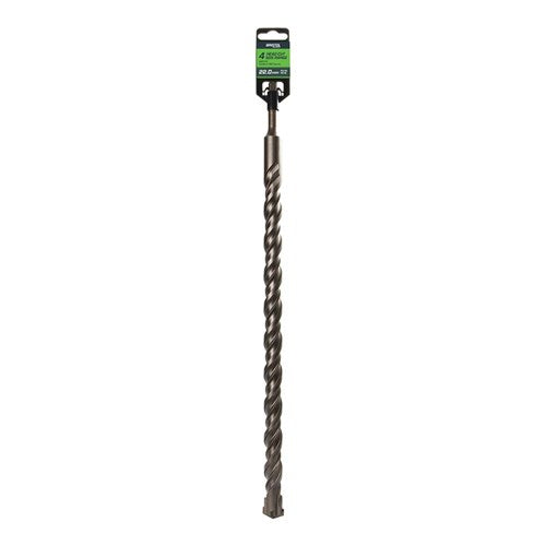BRISTOL 22.0 x 450mm Bristol SDS Plus 4 Cutter Masonry Drill 22.0x450mm