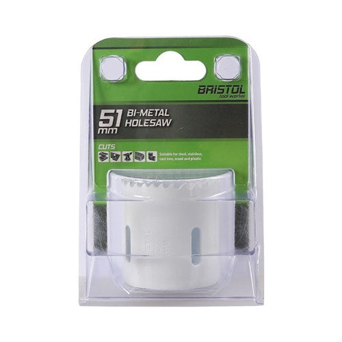 BRISTOL 51mm Bristol Bi-Metal Holesaw 51mm