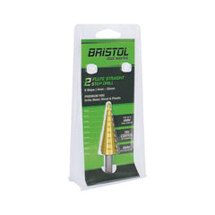 BRISTOL Bristol Step Drill Straight Flute 4-20mm, 9 Step, Carded Bristol