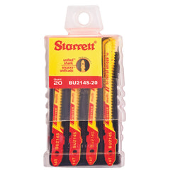 Starrett - Jig Saw Blades - Unified Shank 50mm x 4.5 x 1mm x 14TPI Scroll Tooth (20 PA | BU214S-20