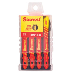 Starrett - Jig Saw Blades - Unified Shank 50mm x 9.5mm x 1mm x 18TPI Regular Tooth (20 | BU218-20