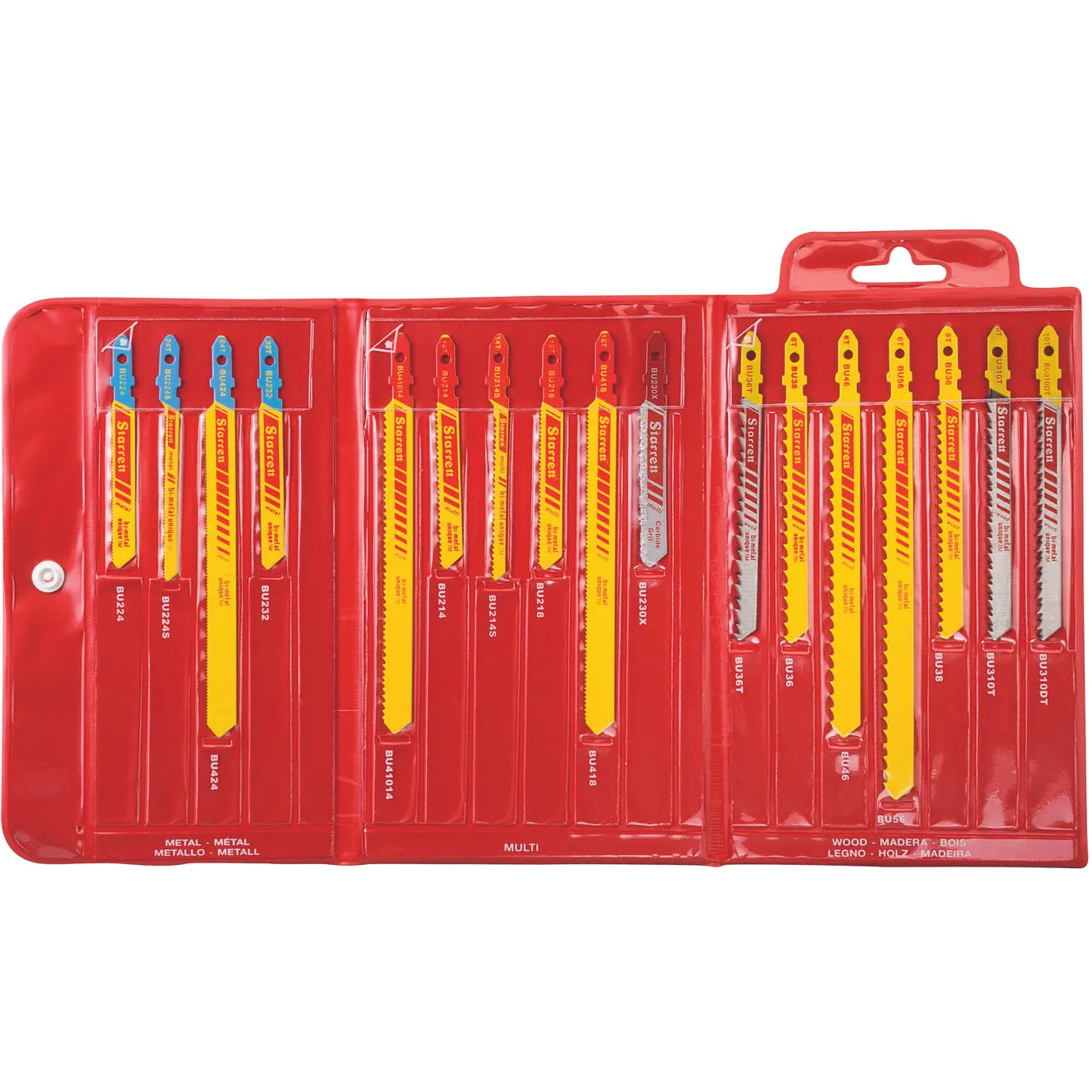 Starrett - Jig Saw Blades - Unified Shank Assortment Pack (17 PACK) | BU4