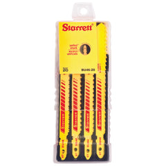 Starrett - Jig Saw Blades - Unified Shank 100mm x 9.5mm x 1.3mm x 6TPI Skip tooth (20  | BU46-20