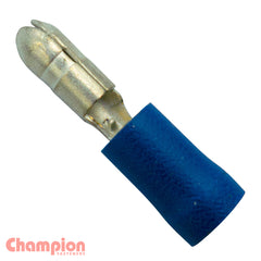 Champion - CRIMP TERMINALS BULLET MALE BLUE 4mm | 201M