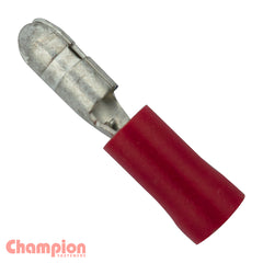 Champion - CRIMP TERMINALS BULLET MALE RED 4mm | 200M