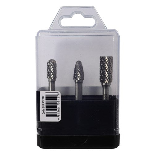 ALPHA 3 Piece Carbide Burr Set | SB-5DC, SC-3DC & SF-3DC 3