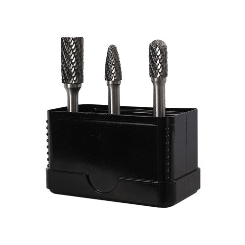 ALPHA 3 Piece Carbide Burr Set | SB-5DC, SC-3DC & SF-3DC 3