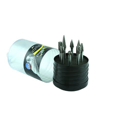 ALPHA 8 Pce Carbide Burr Set SA-3DC, SC-3DC, SD-3DC, SE-3DC, SF-3DC, SG-3DC, SL-3DC, SM-4DC 8pce