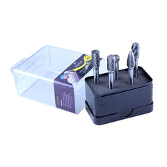 ALPHA 5 Pce Carbide Burr Set 3/8 with 1/4 Shank 5pce
