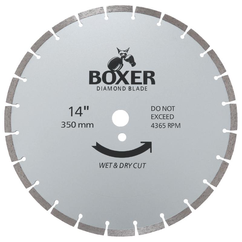 Austsaw/Boxer - 350mm (14in) Diamond Blade Boxer Segmented - 25.4/20mm Bore - Segmented Austsaw/Boxer