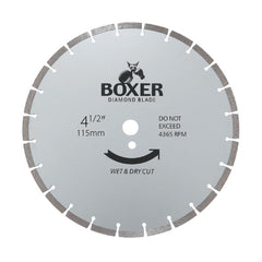 Austsaw/Boxer - 115mm (4.5in) Diamond Blade Boxer Segmented - 22.2mm Bore - Segmented Austsaw/Boxer