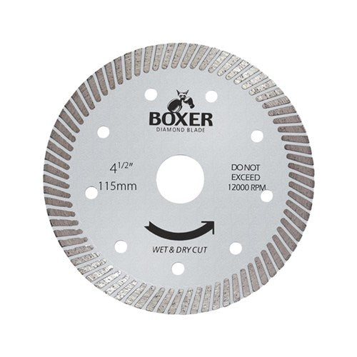 Austsaw/Boxer - 115mm (4.5in) Diamond Blade Boxer Ultra Thin - 22.2mm Bore - Ultra Thin Austsaw/Boxer
