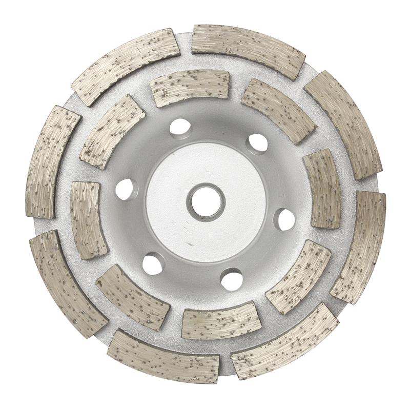 Austsaw/Boxer - 103mm (4in) Diamond Cup Wheel Boxer Double Row - M10 Thread Bore - Double Row Austsaw/Boxer