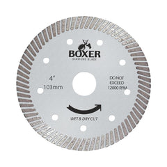 Austsaw/Boxer - 103mm (4in) Diamond Blade Boxer Ultra Thin - 16mm Bore - Ultra Thin Austsaw/Boxer