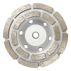 Austsaw/Boxer - 125mm (5in) Diamond Cup Wheel Boxer Double Row - M14 Thread Bore - Double Row Austsaw/Boxer
