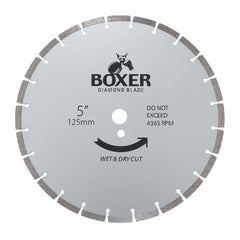 Austsaw/Boxer - 125mm (5in) Diamond Blade Boxer Segmented - 22.2mm Bore - Segmented Austsaw/Boxer