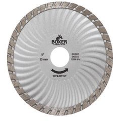 Austsaw/Boxer - 125mm (5in) Diamond Blade Boxer Super Turbo Wave - 22.2mm Bore - Super Turbo Austsaw/Boxer