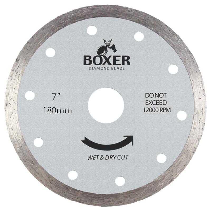 Austsaw/Boxer - 185mm (7in) Diamond Blade Boxer Continuous Rim - 22.2/20mm Bore - Continuous Austsaw/Boxer