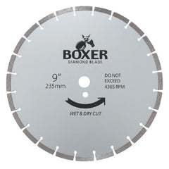 Austsaw/Boxer - 235mm (9in) Diamond Blade Boxer Segmented - 25/22.2mm Bore - Segmented Austsaw/Boxer