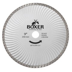 Austsaw/Boxer - 235mm (9in) Diamond Blade Boxer Super Turbo Wave - 25/22.2mm Bore - Super Turbo Austsaw/Boxer
